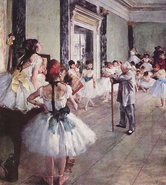 Edgar Degas The Dance Class oil painting image